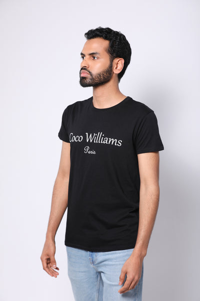 T-shirt homme noir - Coco Williams