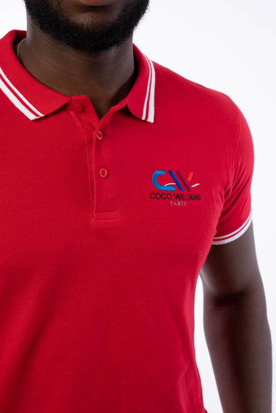 Polo homme rouge - Le Classic