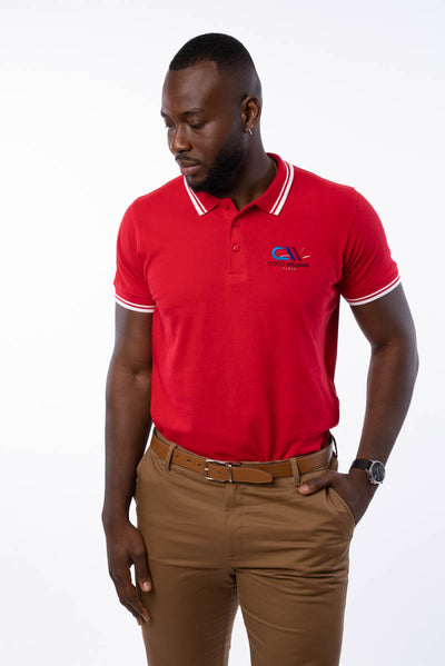 Polo homme rouge - Le Classic