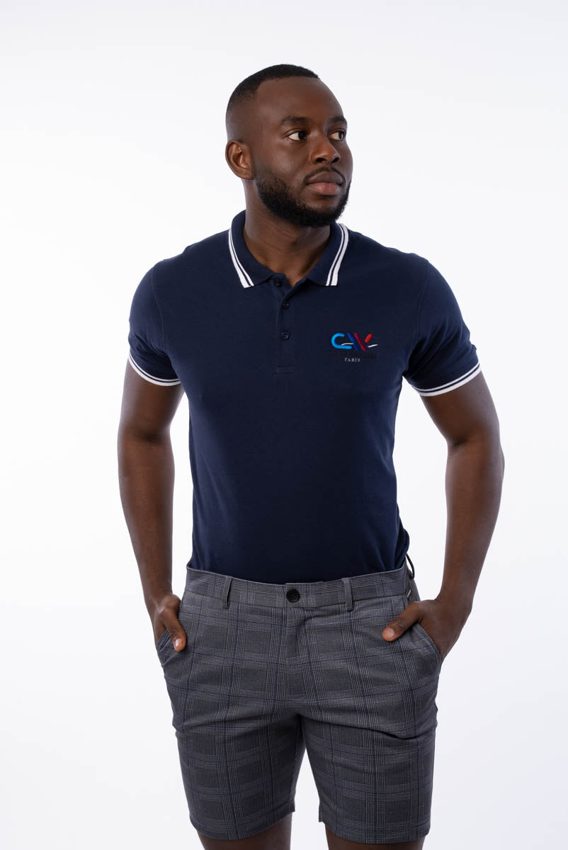 Polo homme bleu - Le Classic