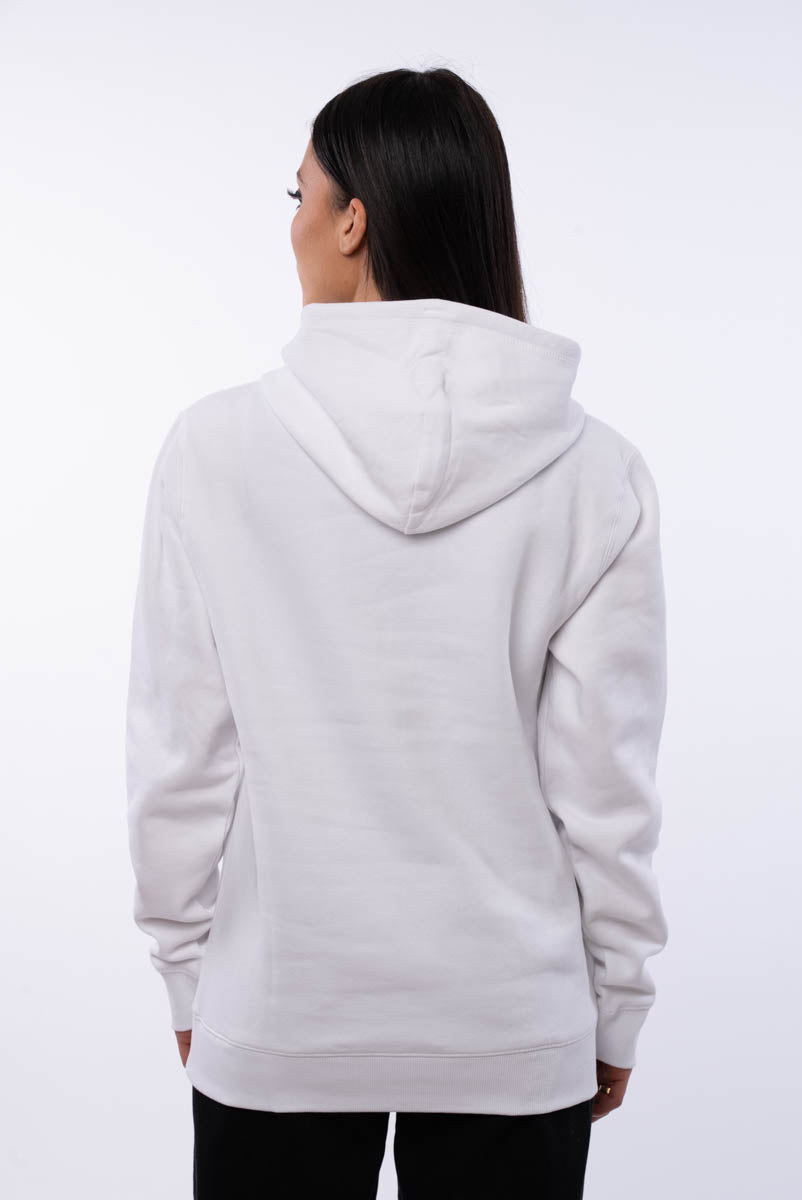 Sweat a capuche blanc - Logo