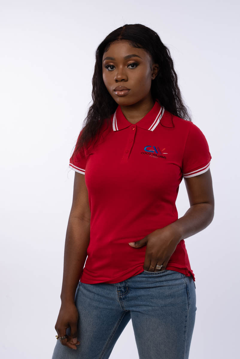 Polo femme rouge - Le Classic